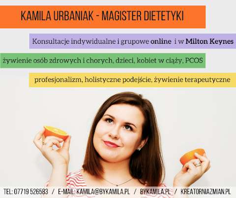 Polski dietetyk w Anglii (UK) mgr Kamila Urbaniak - Nutrika photo